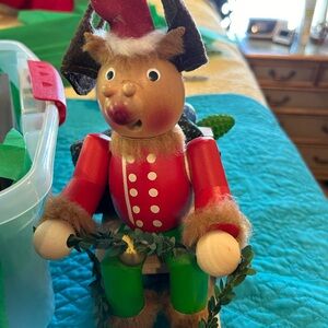 STEINBACH  musical-MOOSE ON SLED